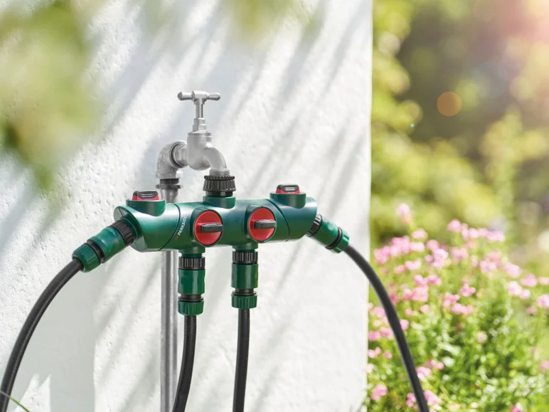 PARKSIDE® Distributeur 4 voies et embout de robinet