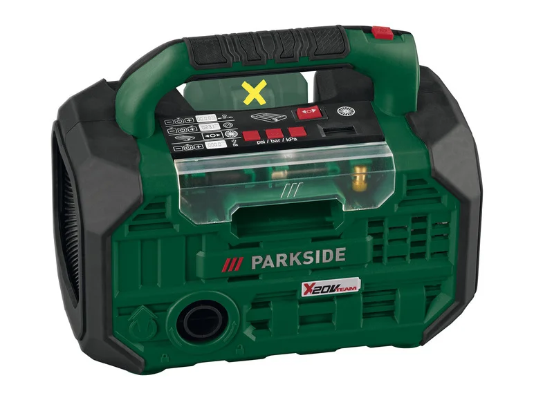 PARKSIDE® Compresseur et pompe à air sans fil PKA 20-Li C3. 20 V