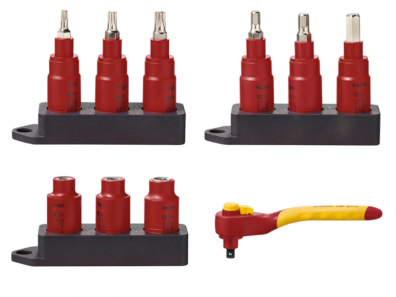 PARKSIDE® Clé à cliquet. set d'embouts ou de douilles