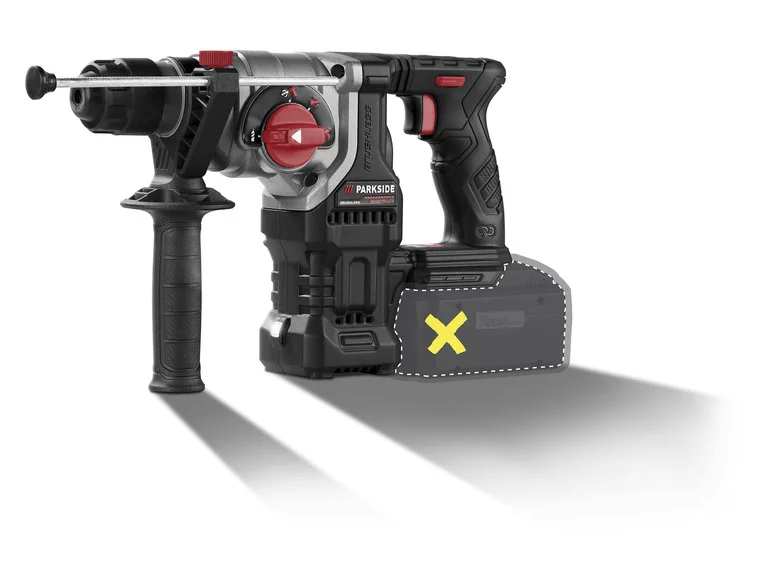 PARKSIDE PERFORMANCE® Perforateur-burineur sans fil PKHAP 20-Li C3. sans batterie ni chargeur. 20 V