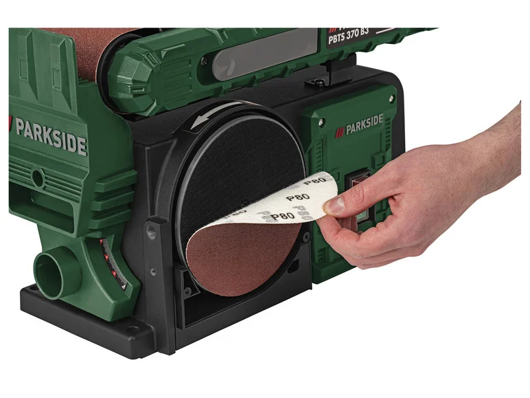 PARKSIDE® Ponceuse à bande et à disque PBTS 370 B3. 370 W