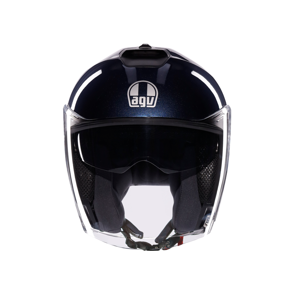 IRIDES MONO PROFONDO BLUE - MOTORBIKE OPEN FACE HELMET E2206