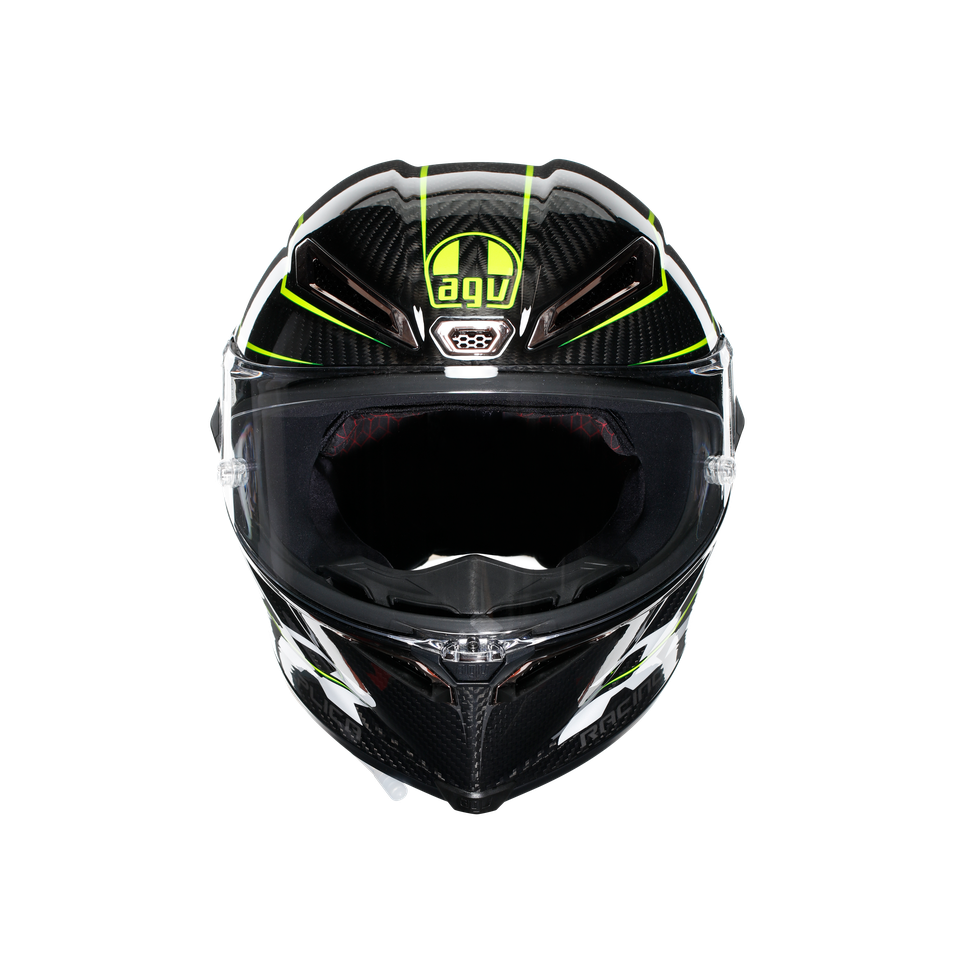 PISTA GP RR PERFORMANTE CARBON/LIME - MOTORBIKE FULL FACE HELMET E2206 DOT