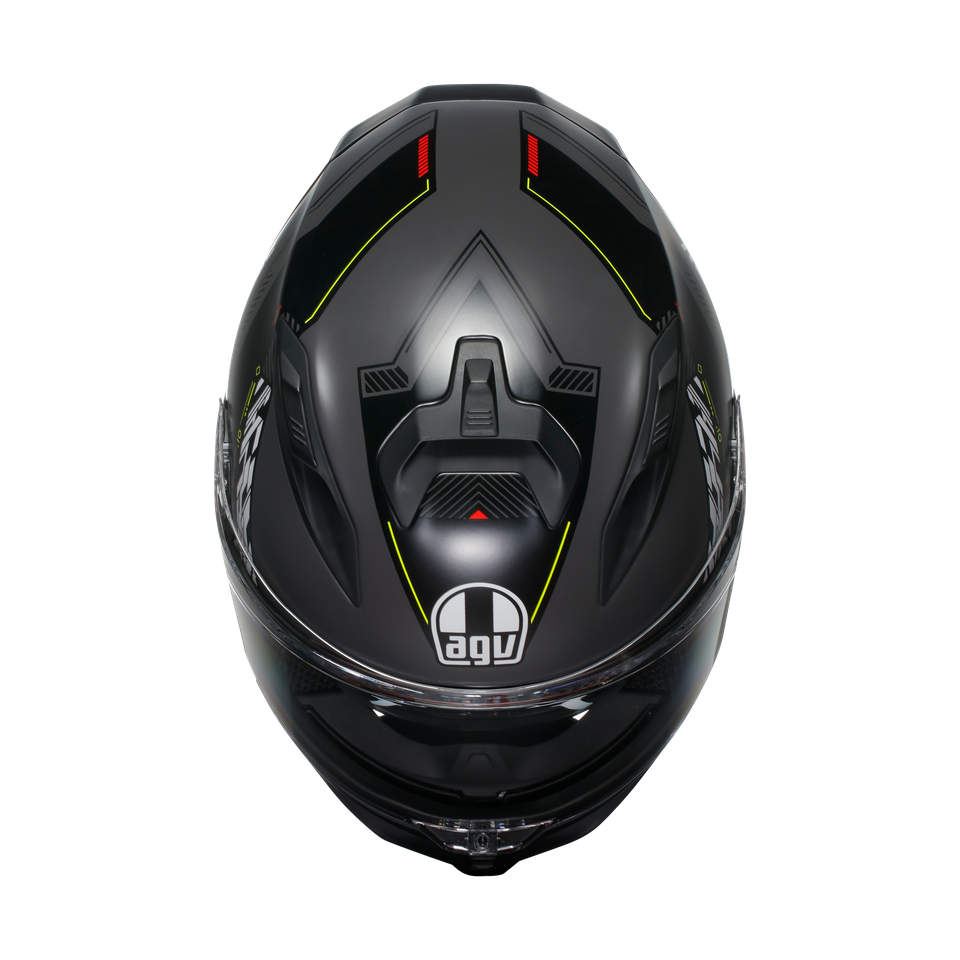 K7 AGV E2206 MPLK - KYBER MATT GREY/YELLOW FLUO