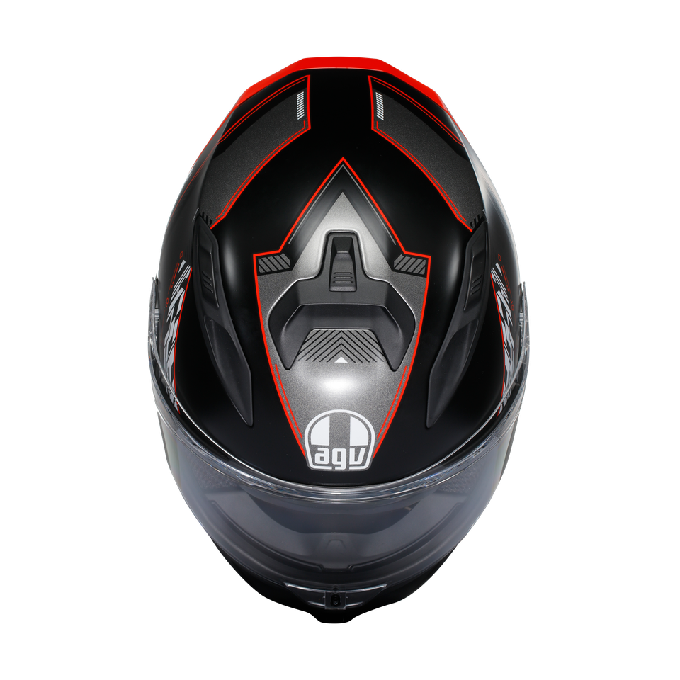 K7 AGV E2206 MPLK - KYBER MATT BLACK/RED