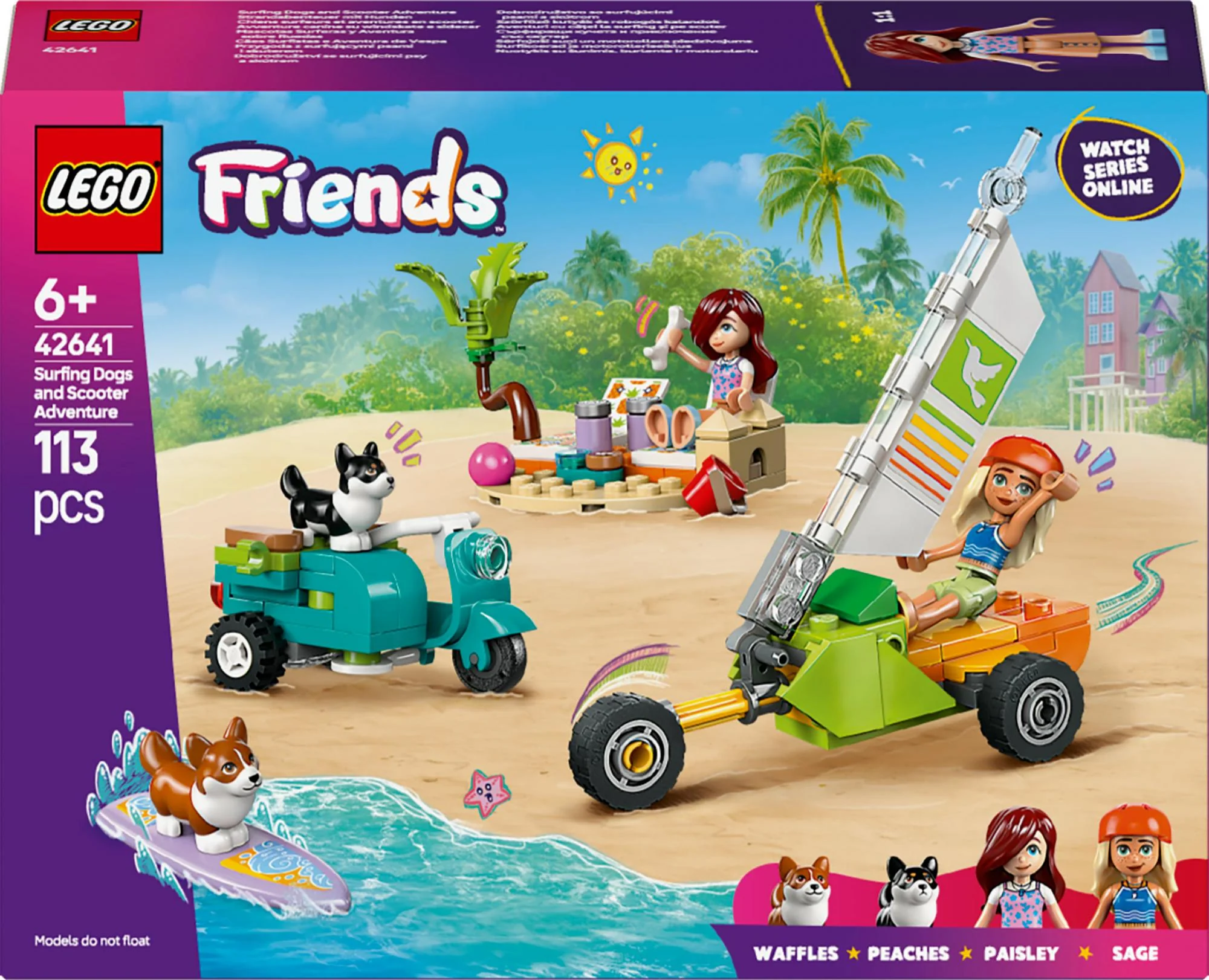 LEGO 42641 LEGO Friends Beach Adventure with Dogs