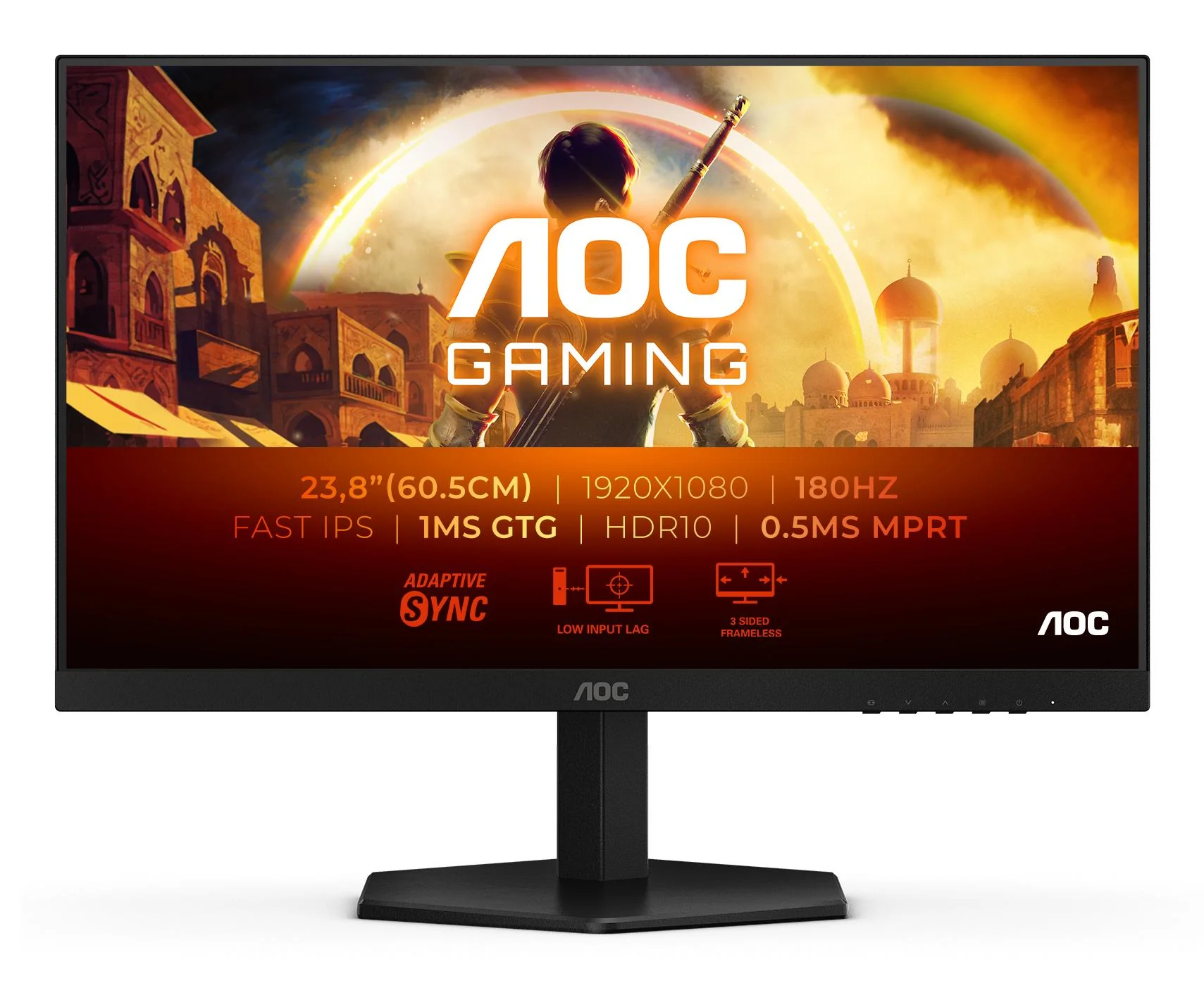 AOC 24G42E 23.8 1920x1080/16:9/300 cd/m²/1 ms/HDMI. DisplayPort. Headphone out