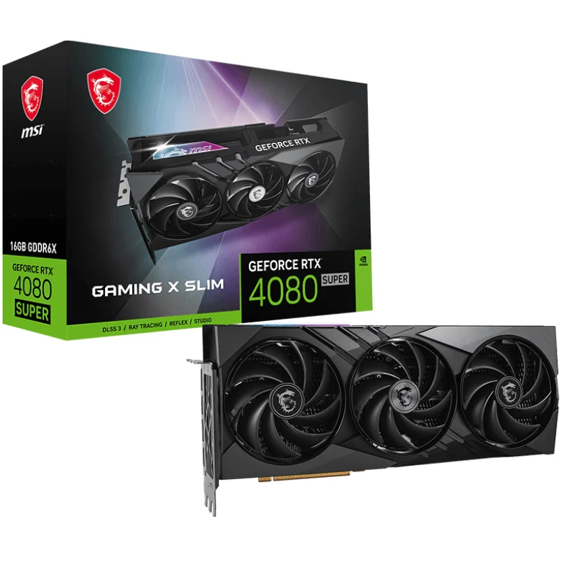 MSI GeForce RTX 4080 SUPER 16GB Gaming X Slim