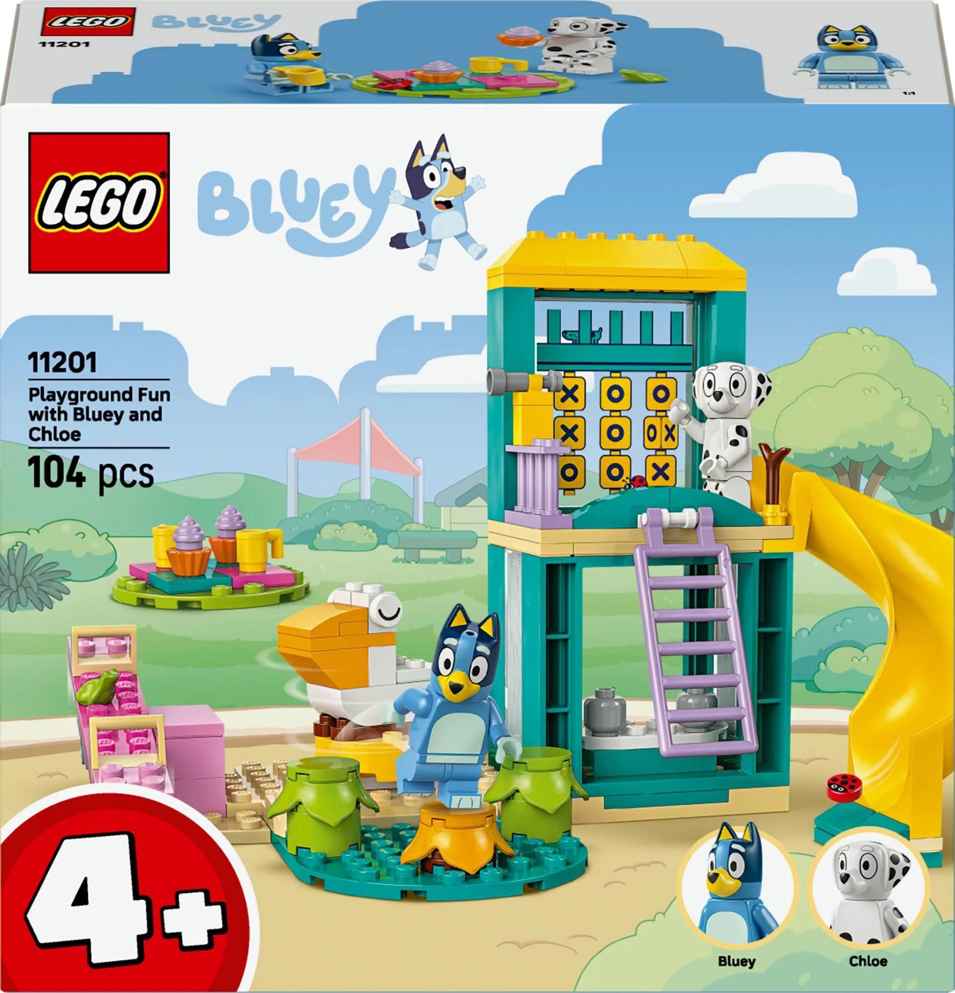 LEGO Bluey – Legepladsleg med Bluey og Chloe