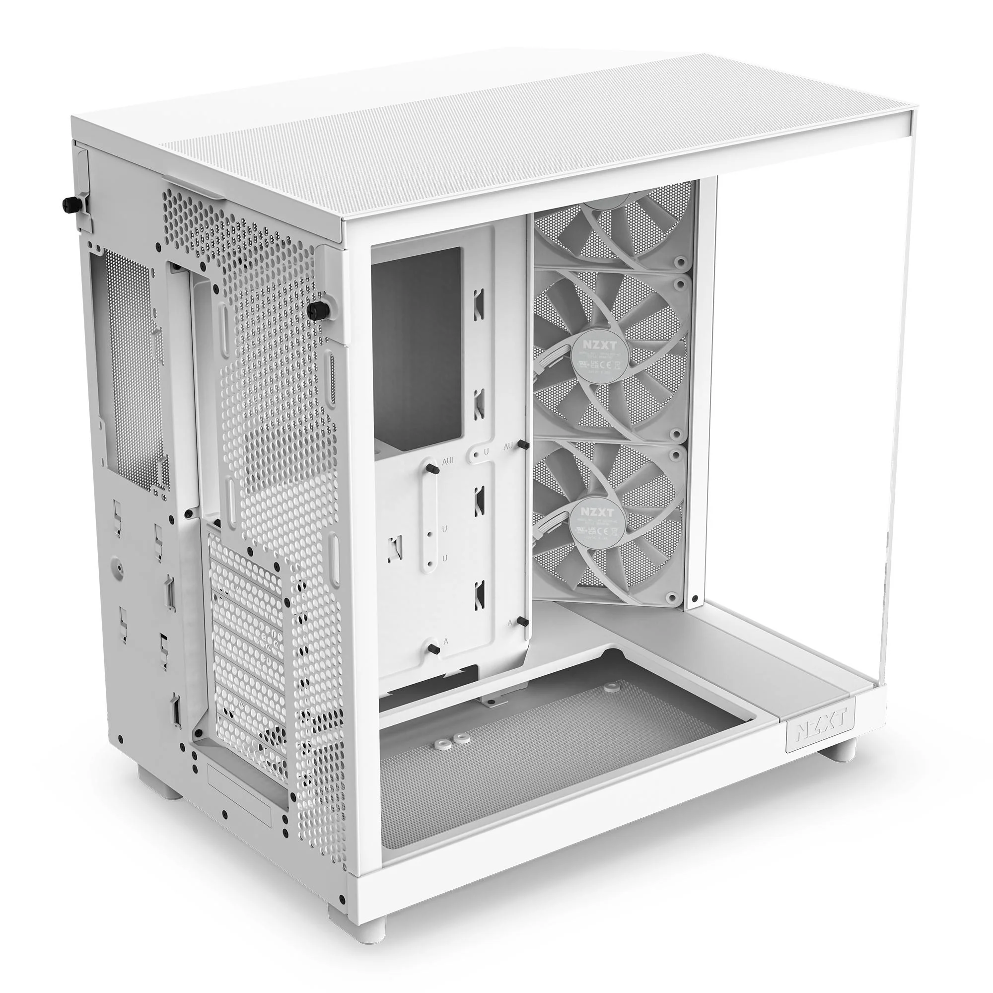 NZXT H series H6 Flow Tårn ATX - Hvid