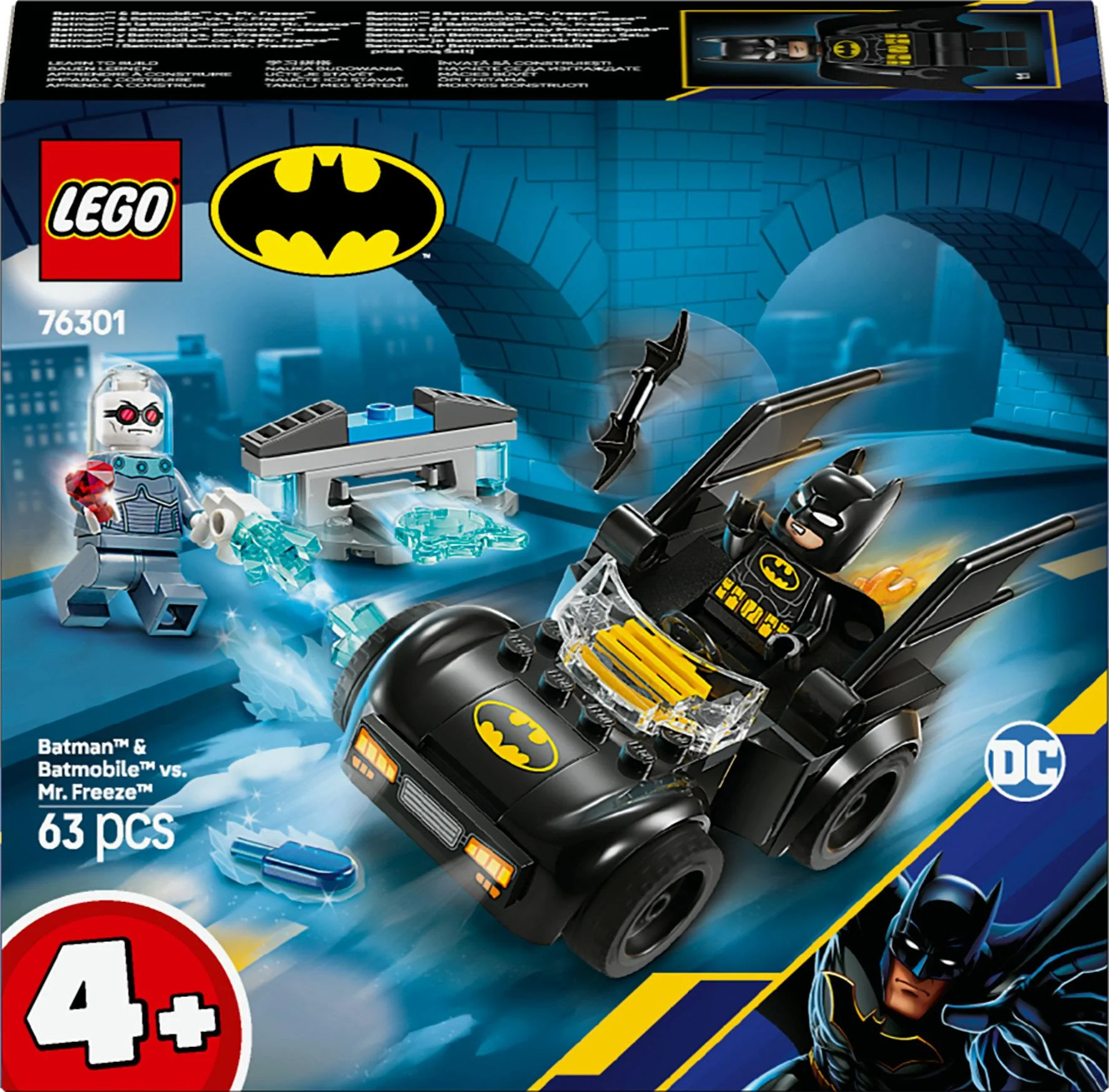 LEGO 76301 DC Super Heroes Batman & Batmobile vs. Mr. Freeze