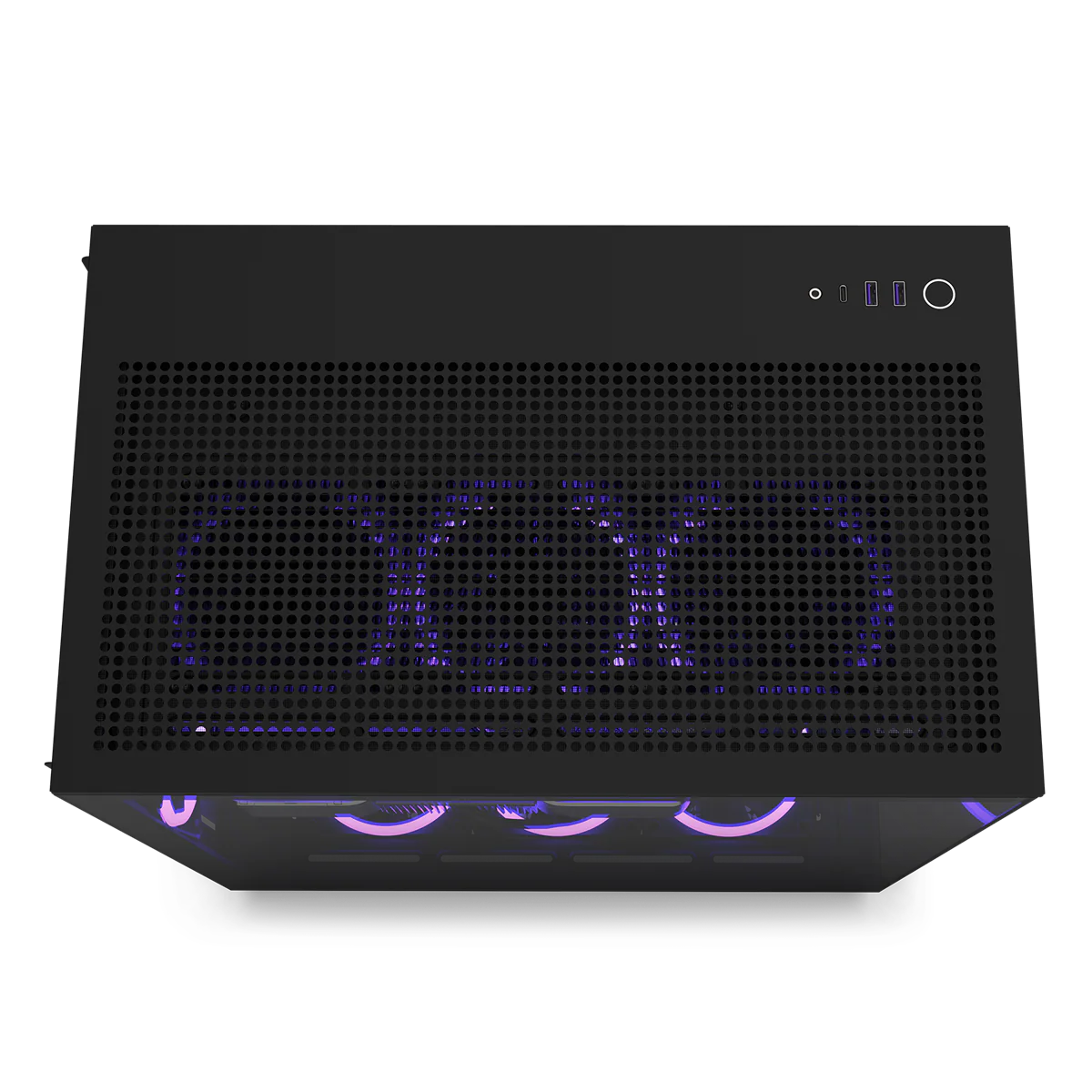 NZXT H9 Flow Schwarzes Zweikammer-Mid-Tower-Gehäuse