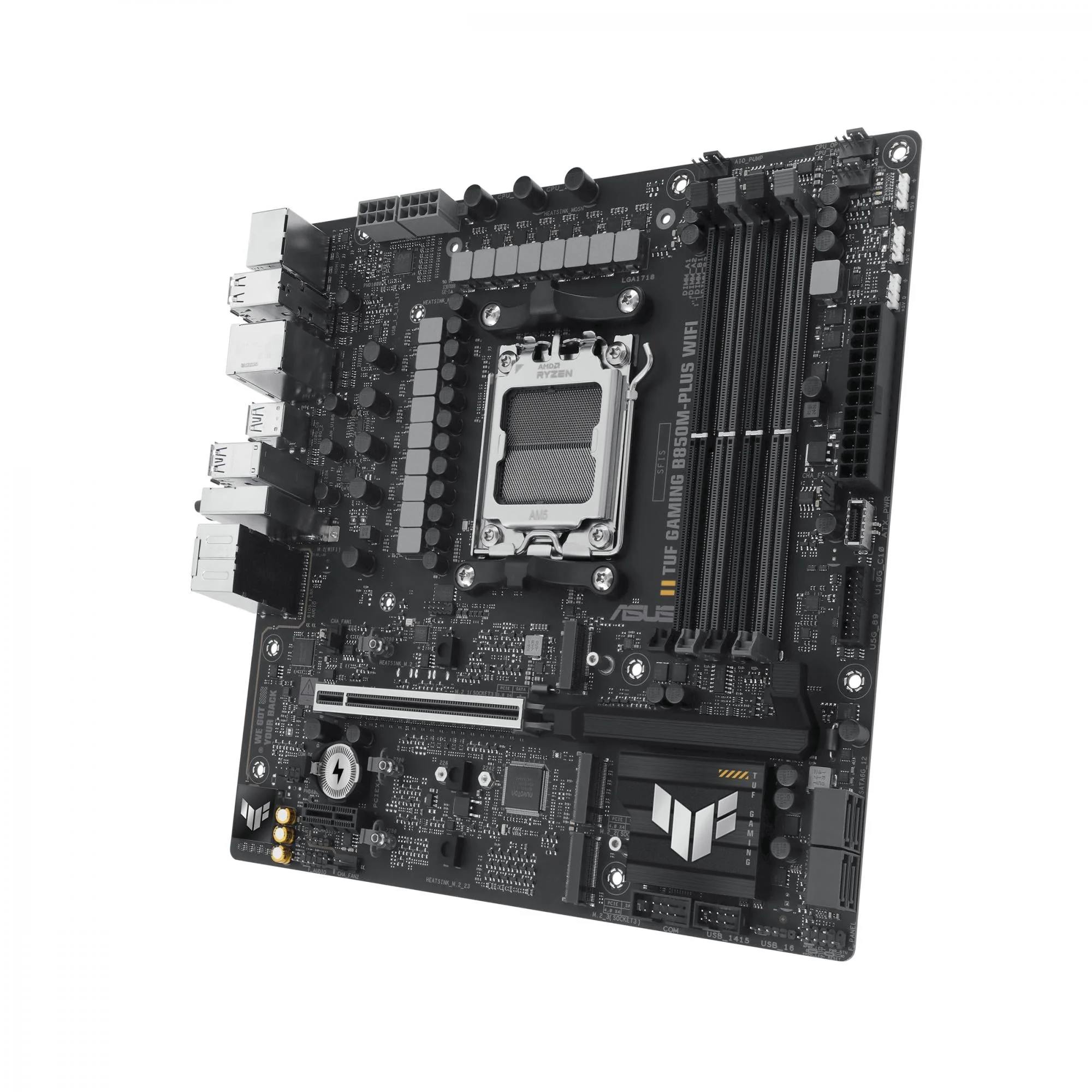 ASUS TUF GAMING B850M-PLUS WIFI (mATX. B850. AM5)