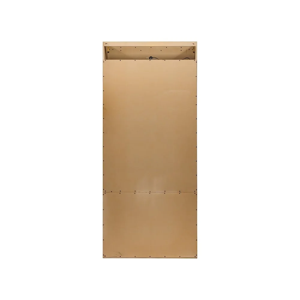 Martin Furniture Two 8' Tall Bookcase Wall With Ladder, Storage Organizer, Display Shelf, Brown