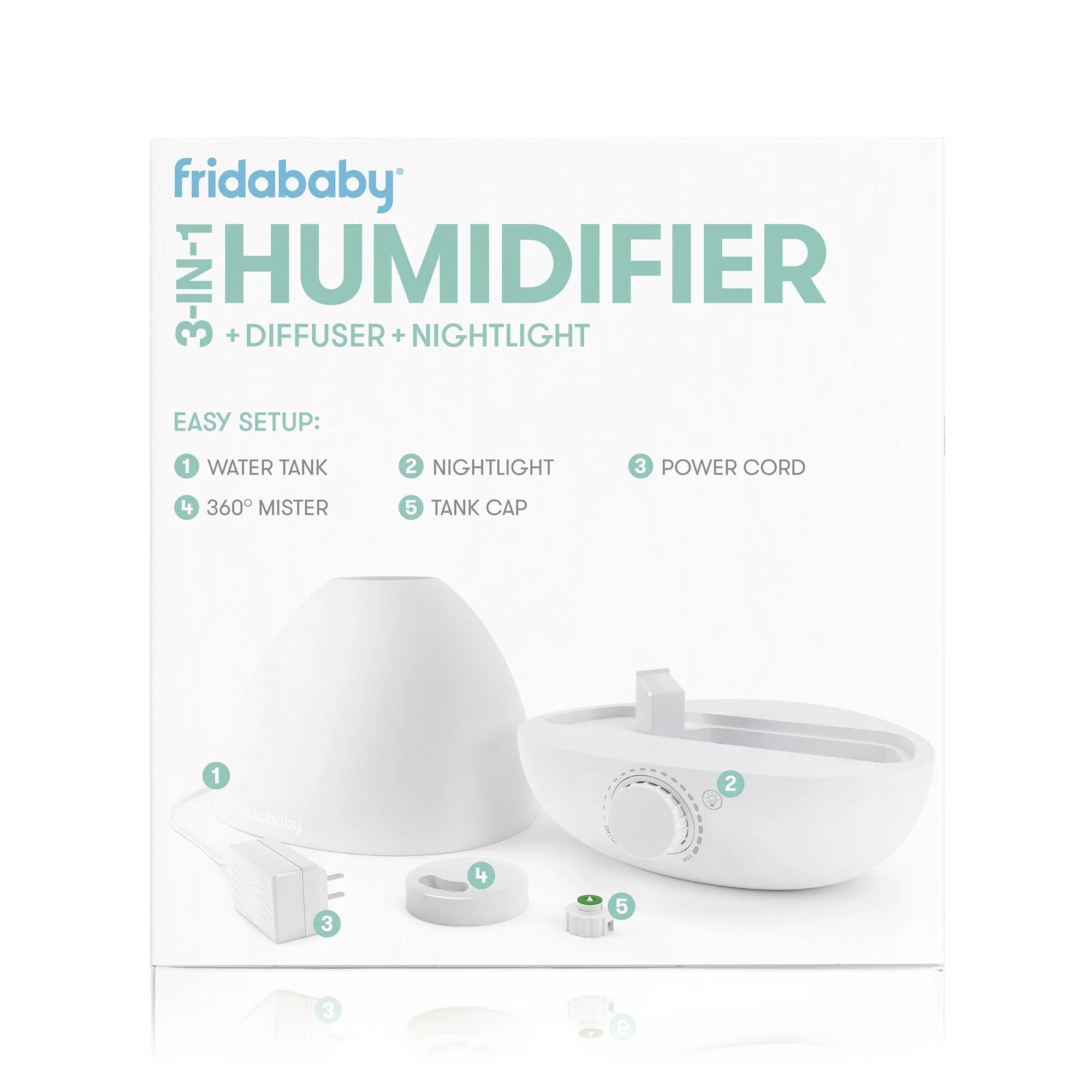 Fridababy BreatheFrida 3-in-1 Humidifier, Diffuser and Nightlight