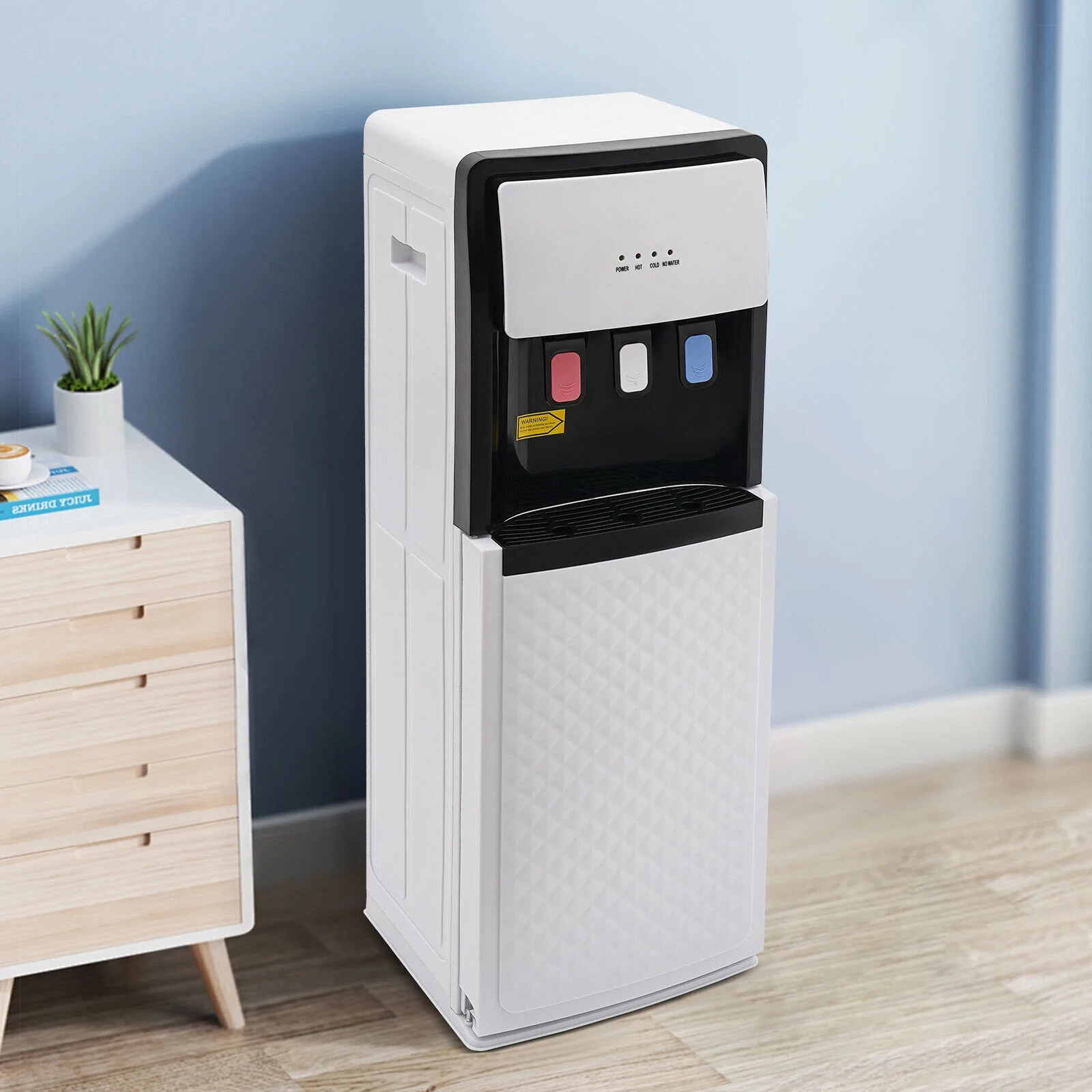 Champaign Gold 5 Gallon Water Dispenser, Bottom Loading Bottom Loading Hot Cold Water Cooler with 3 Temperature Settings, Ideal for Office, Home, Living Room