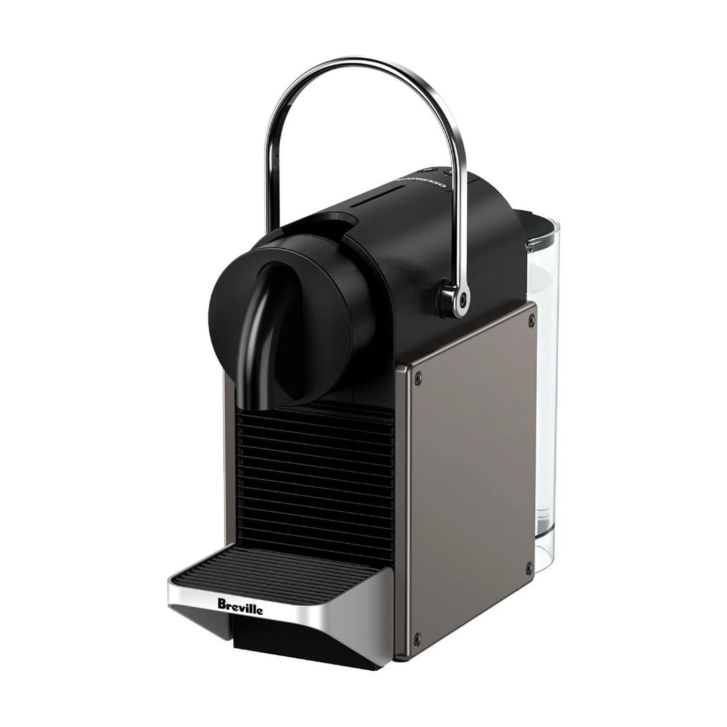Nespresso Pixie Espresso Machine by Breville, Titan - BEC440TTN
