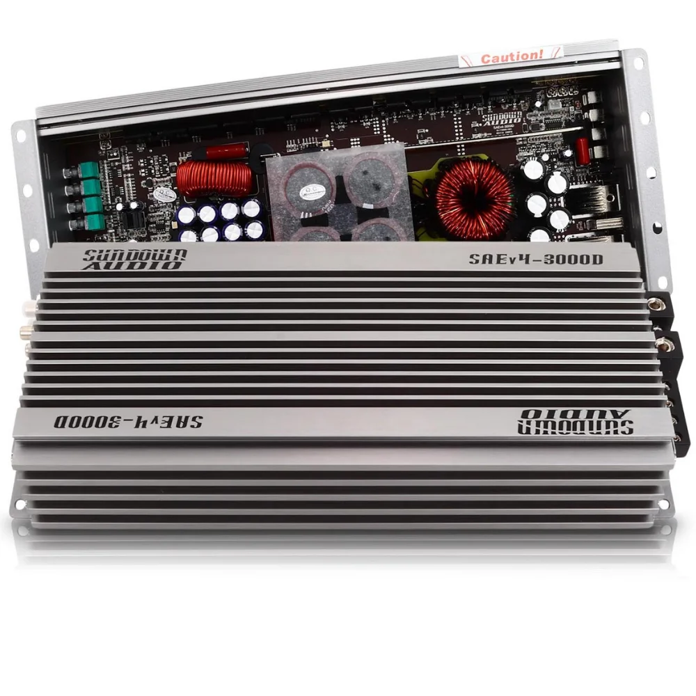 Sundown Audio SAEV4-3000D Monoblock 3000W RMS 1-Ohm Stable Class-D Amplifier