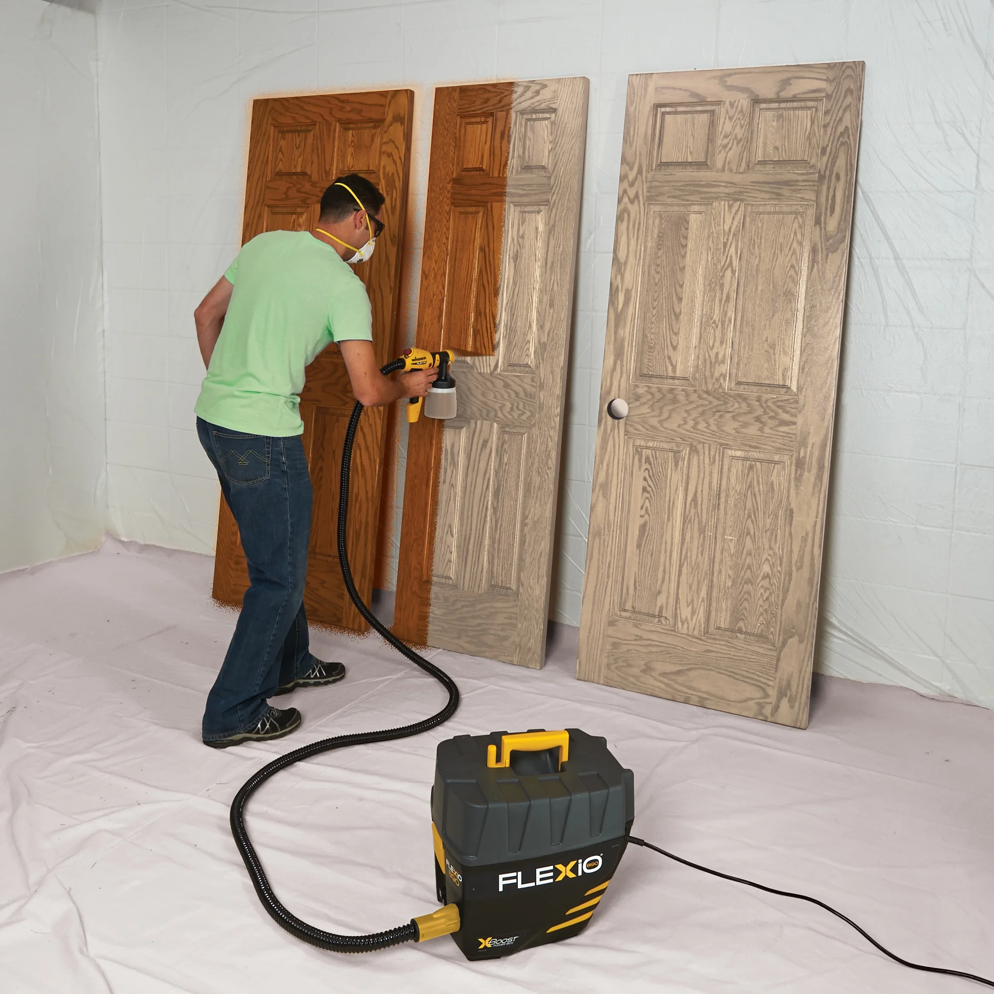 Wagner Flexio 5000 Paint Sprayer, 2 Nozzles Included, Turbine Base