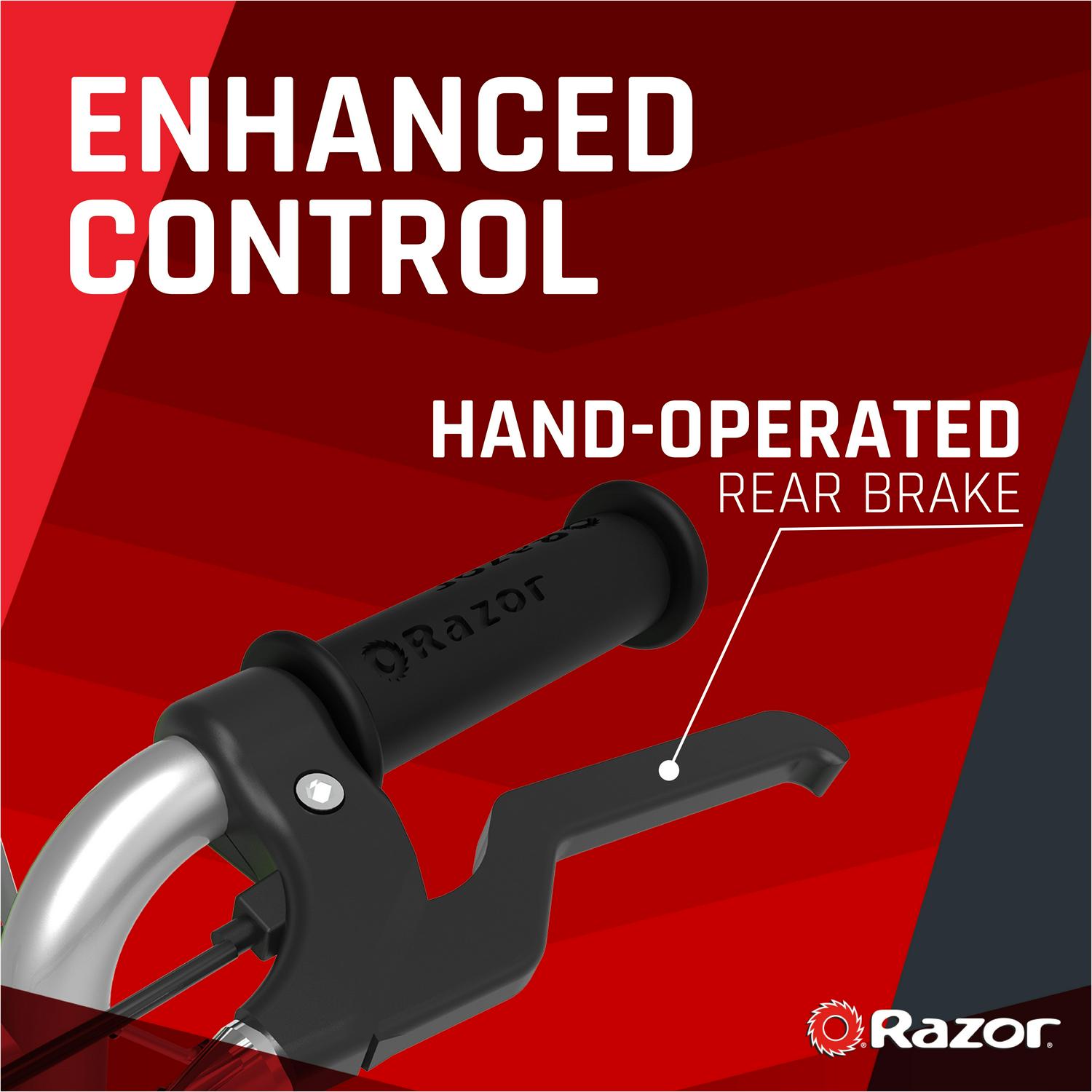 Razor Dirt Rocket MX350 - Black with Decals. up to 14 mph. 24V Electric Dirt Bike for Child 8+