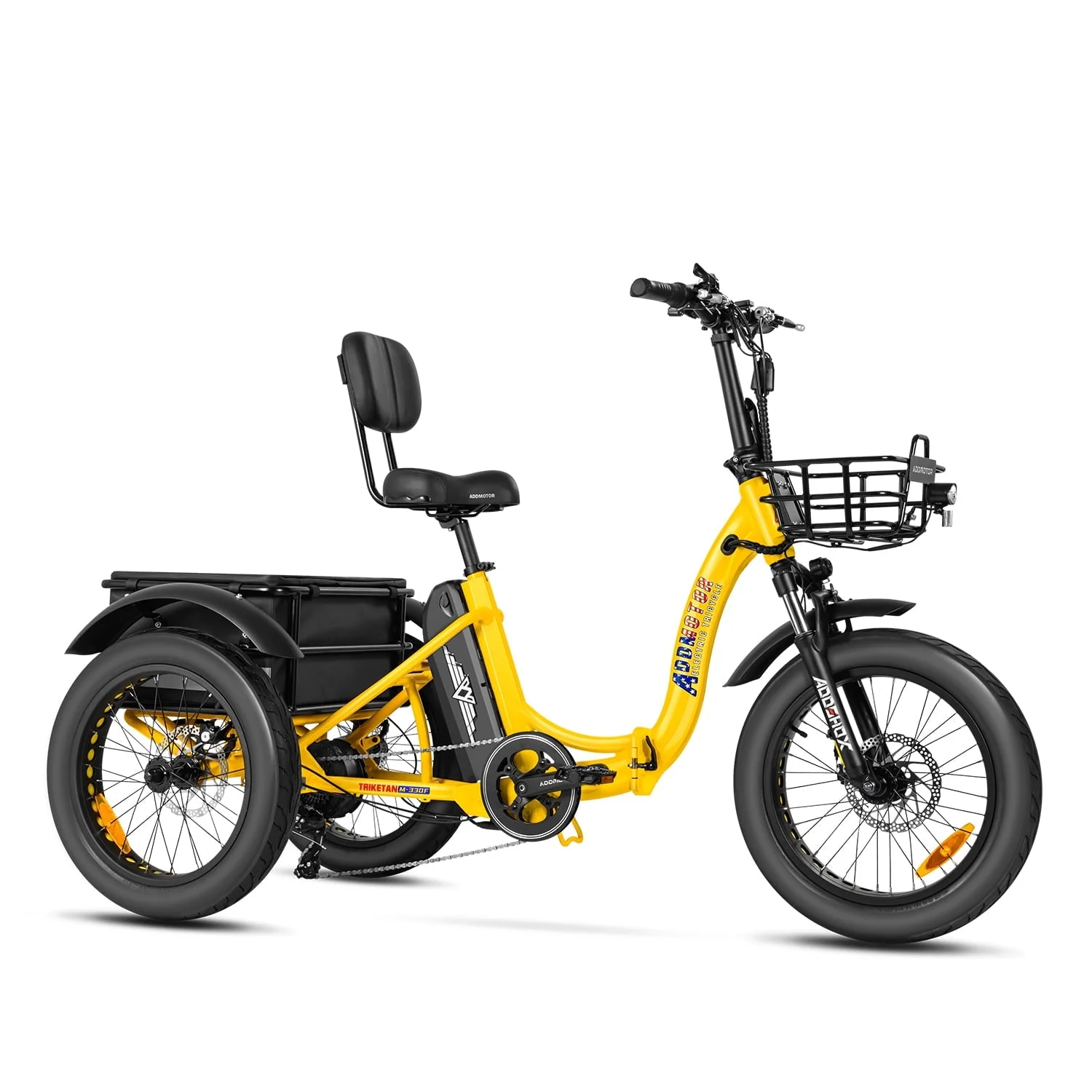 Addmotor Electric Trike, 750W Foldable Electric Tricycle, Folding Electric Trike for Adults,48V 20Ah Removable Battery,20