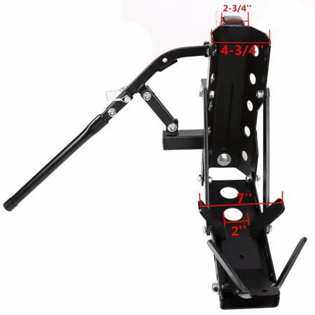 Kojem 800lb Motorcycle Trailer Hitch Carrier Tow Dolly Hauler Mount Rack 2 