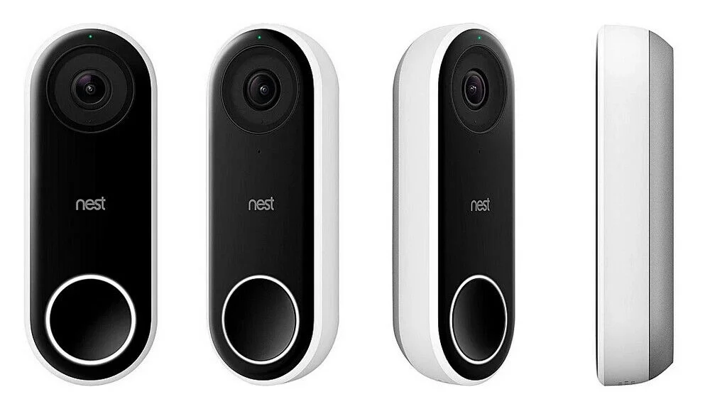Nest Hello Video Doorbell NC5100 HD Smart WiFi Security Camera with Night Vision