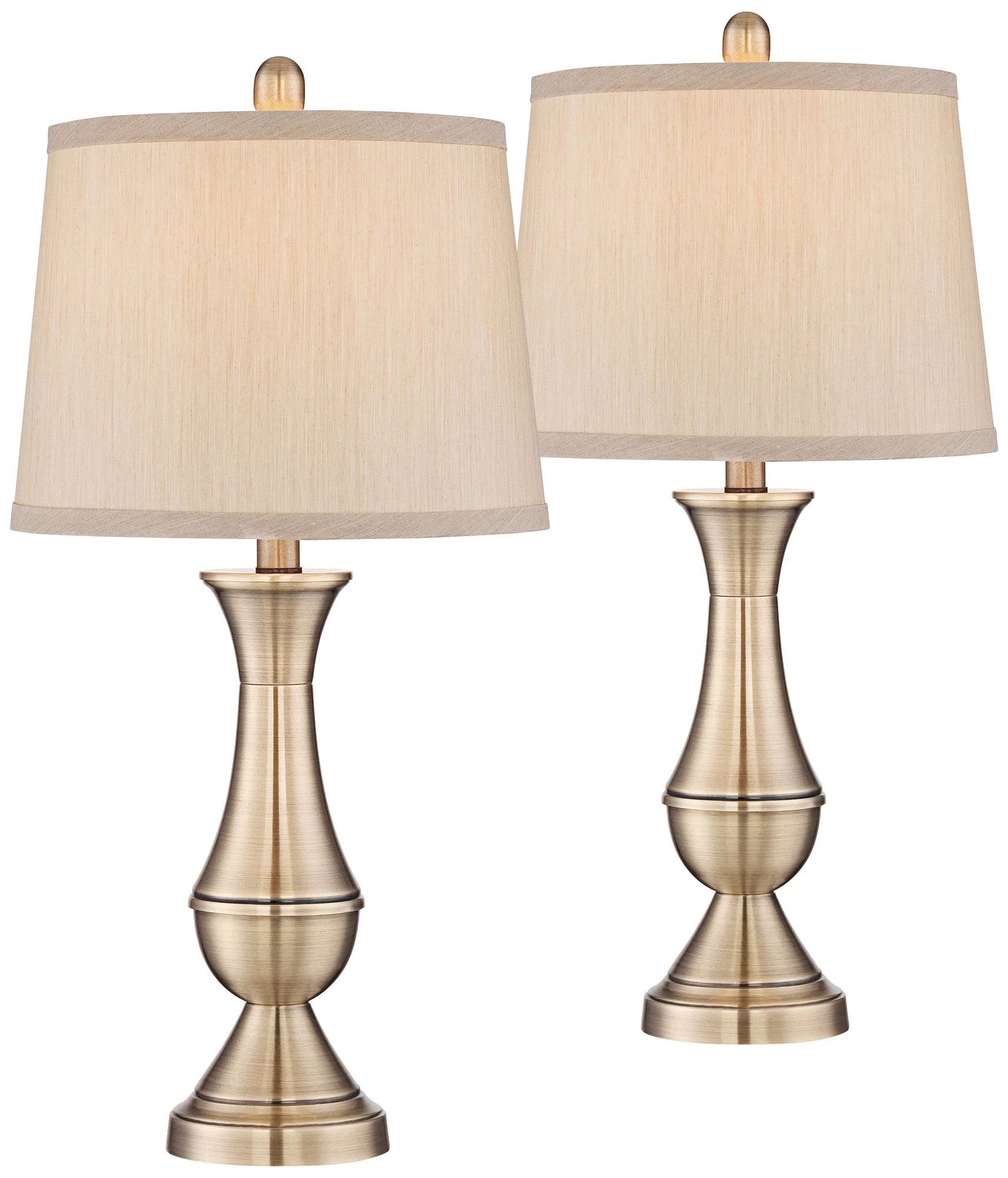 Regency Hill Becky Traditional Table Lamps 24 3/4