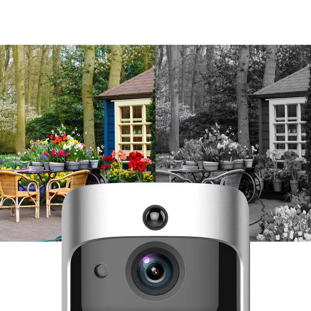 2PCS Ring & Video Doorbell with Camera Wireless WiFi Security Phone Bell 720PHD ��Video Doorbell Camera, Wireless Doorbell Camera with Chime