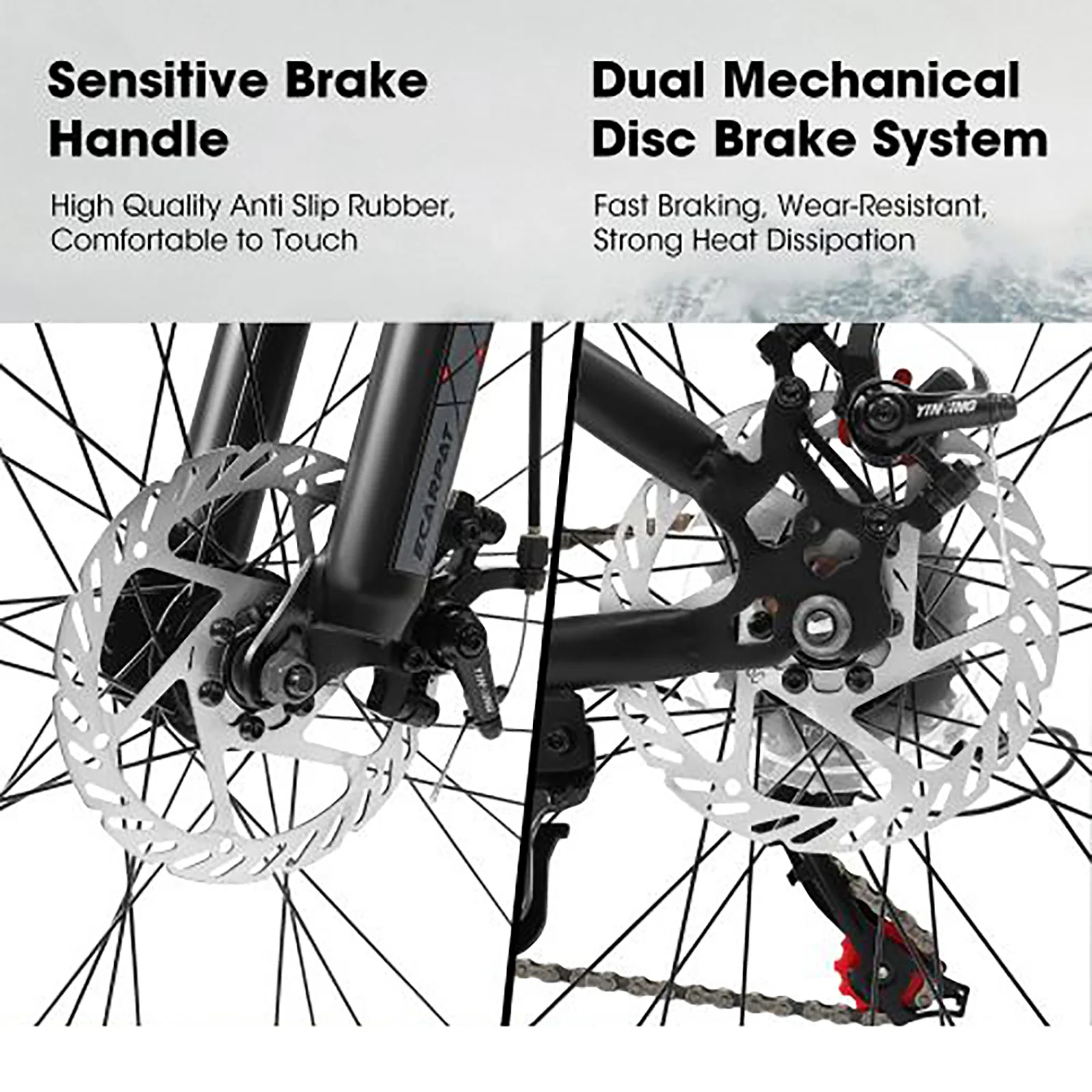 24 Inch Mountain Bike for Teenagers, High Carbon Steel Frame, Dual Full Suspension Mountain Bike, Mountain Tire, 21 Speed Mens Womens Outdoor Cycling, Birthday Gifts