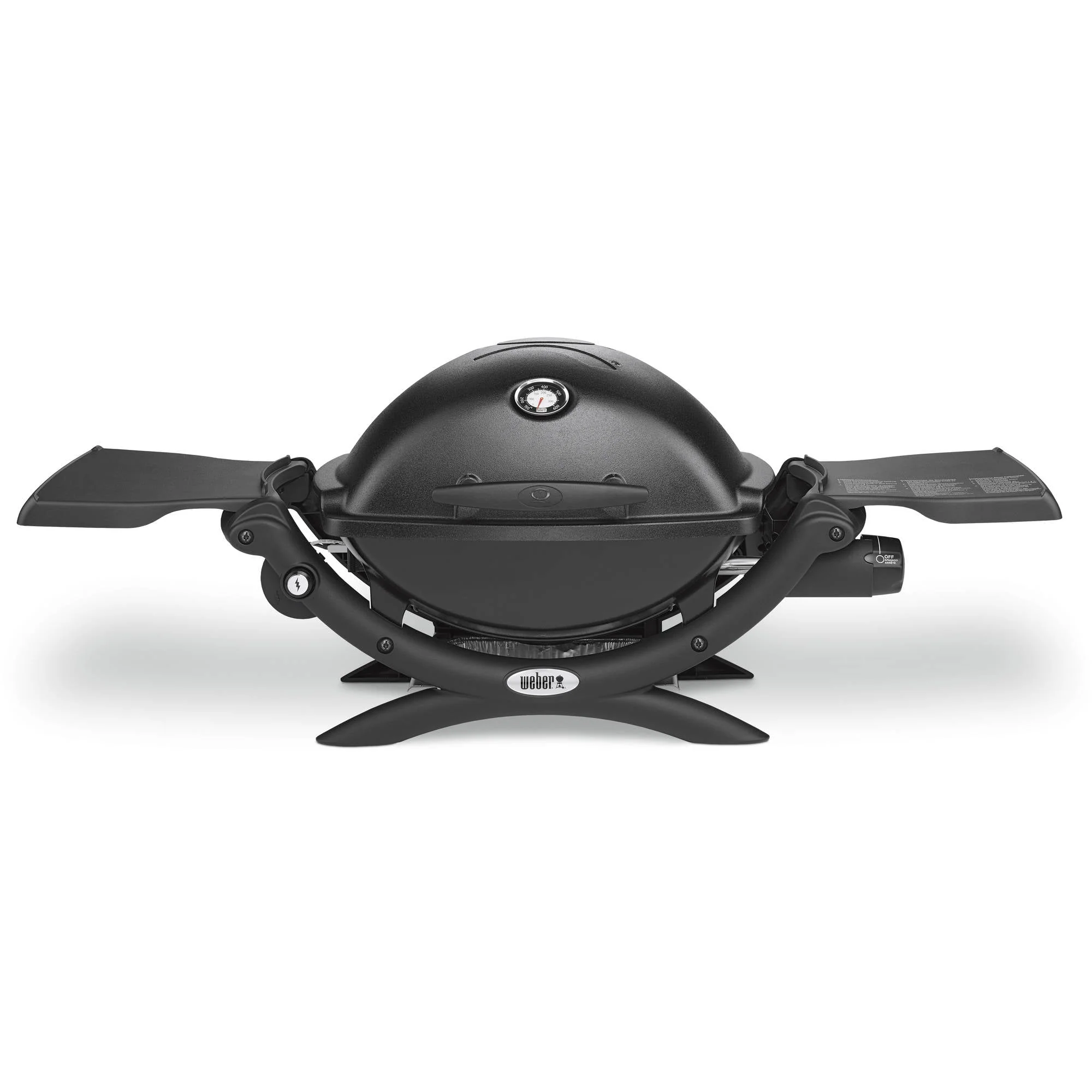 Weber Q 1200 Portable Gas Grill, Black
