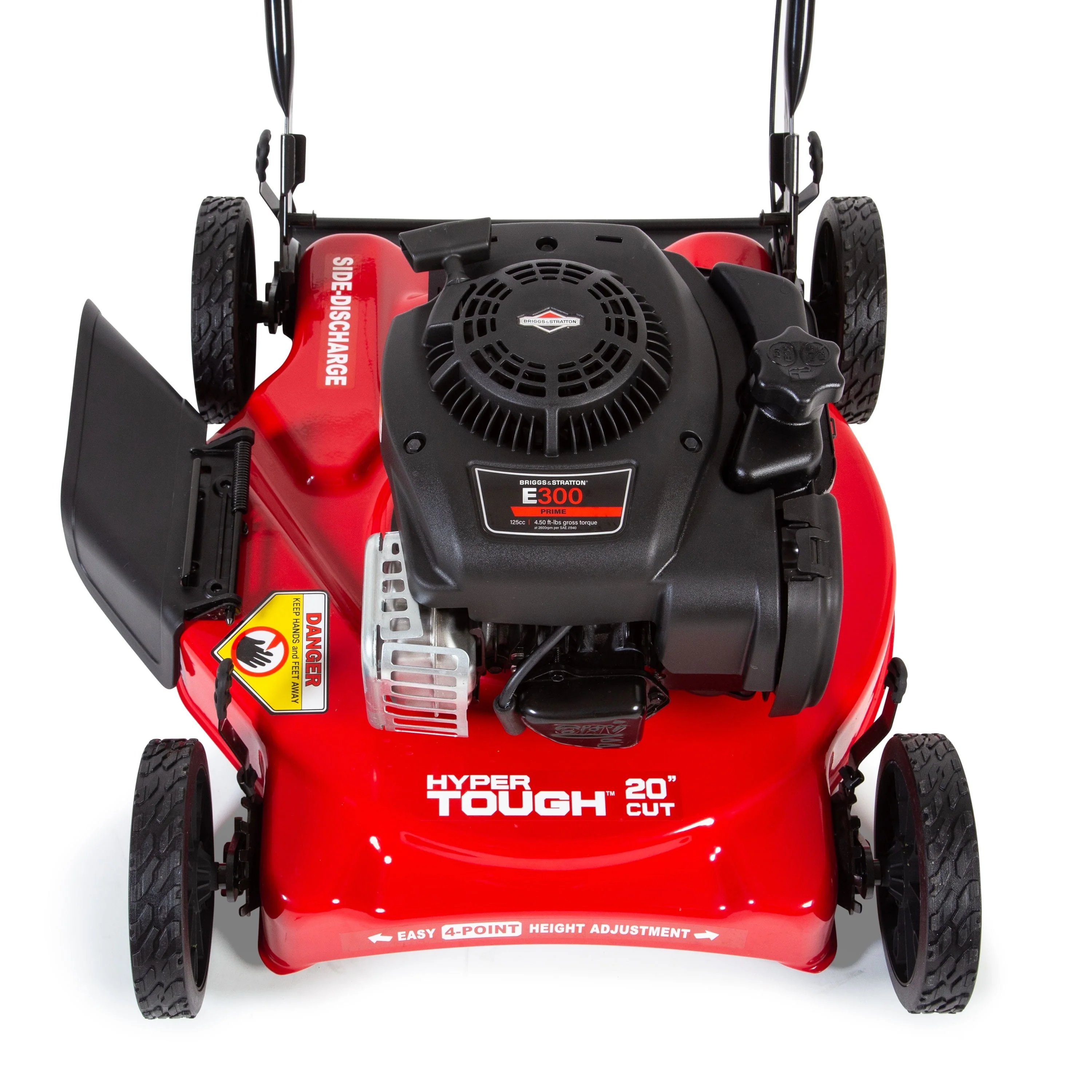 Hyper Tough 20-inch 125cc Gas Push Mower with Briggs & Stratton Engine (Assembly Details: 46.9 lbs; 22.10-inch Height)