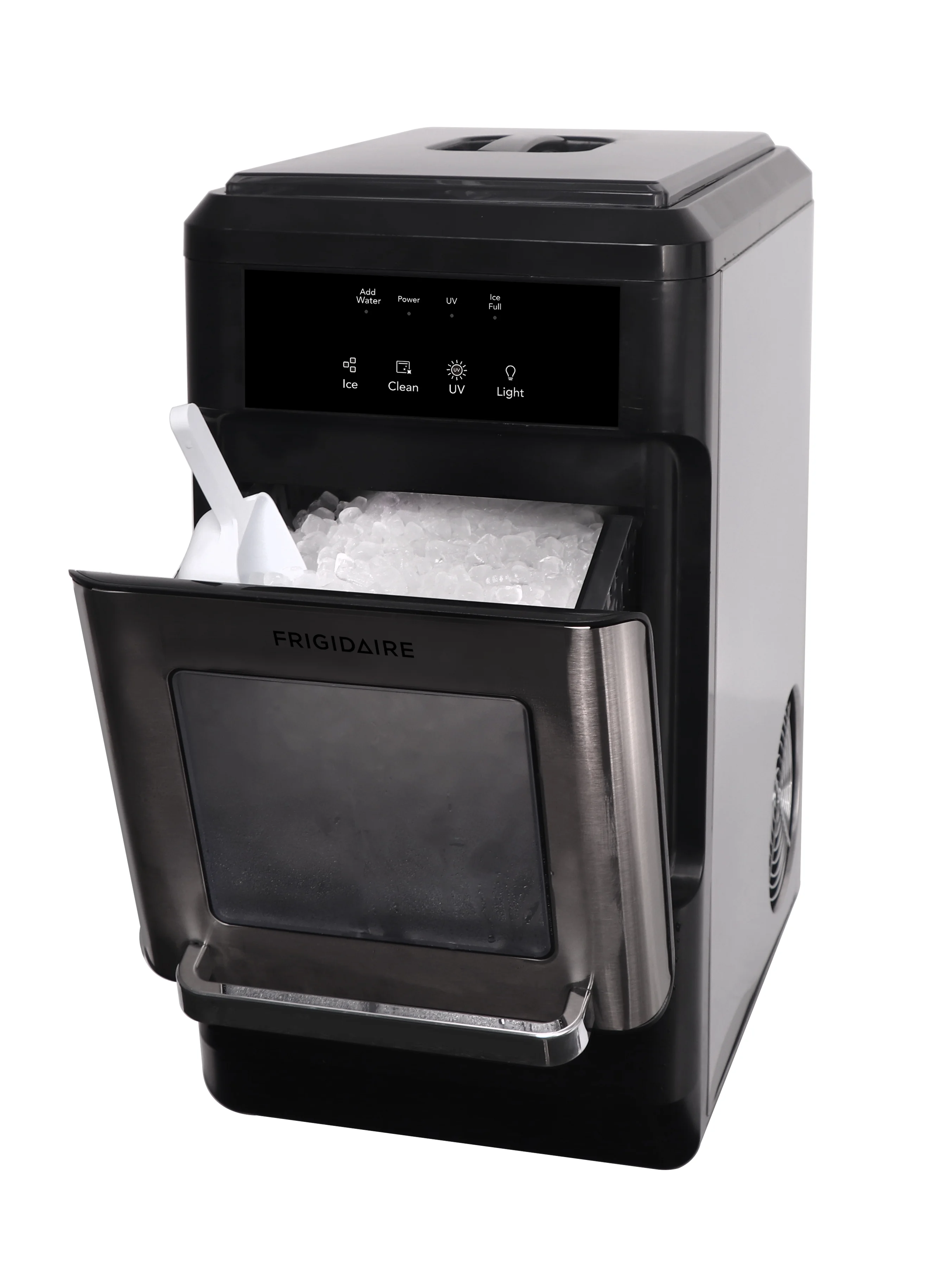 Frigidaire 44 lbs. Crunchy Chewable Nugget Ice Maker EFIC235, Stainless Steel