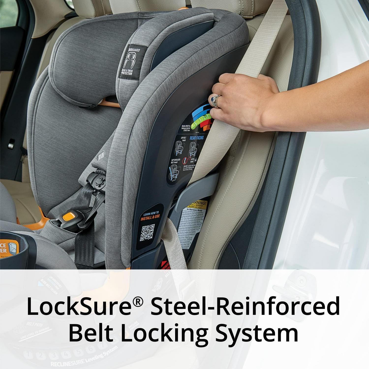 Chicco OneFit ClearTex All-in-One Car Seat - Slate (Grey). New