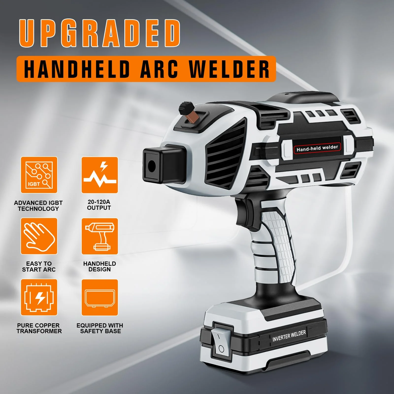 YesRight Handheld Welding Machine 110V 120Amp Portable ARC Welder with Digital Display
