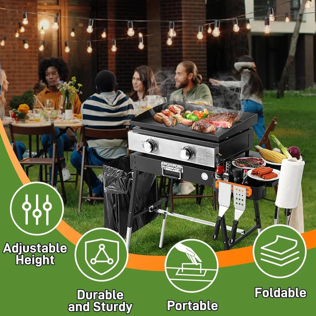 Outdoor Grill Table Blackstone Griddle Stand 17
