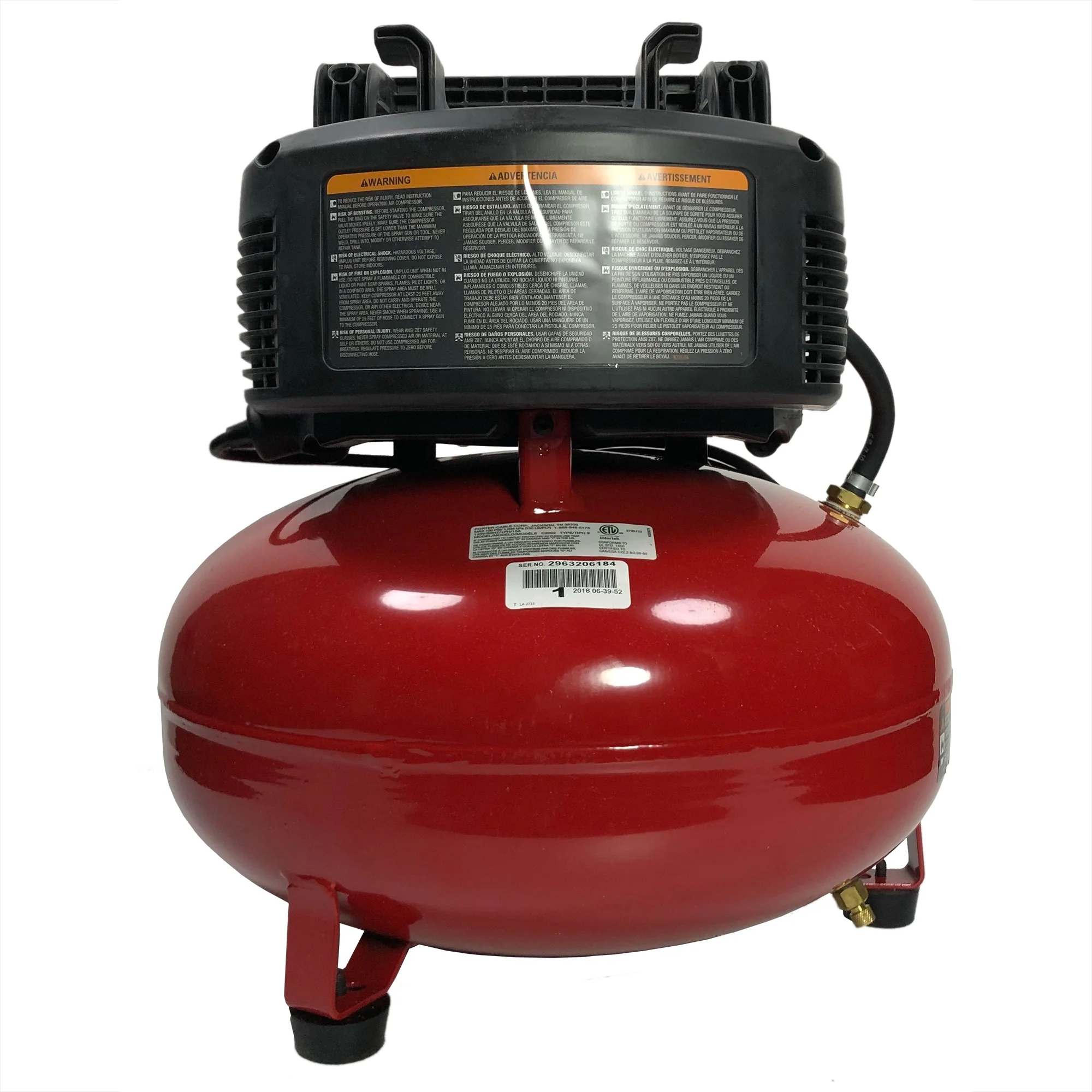 Porter-Cable C2002 6-Gallon Pancake Compressor