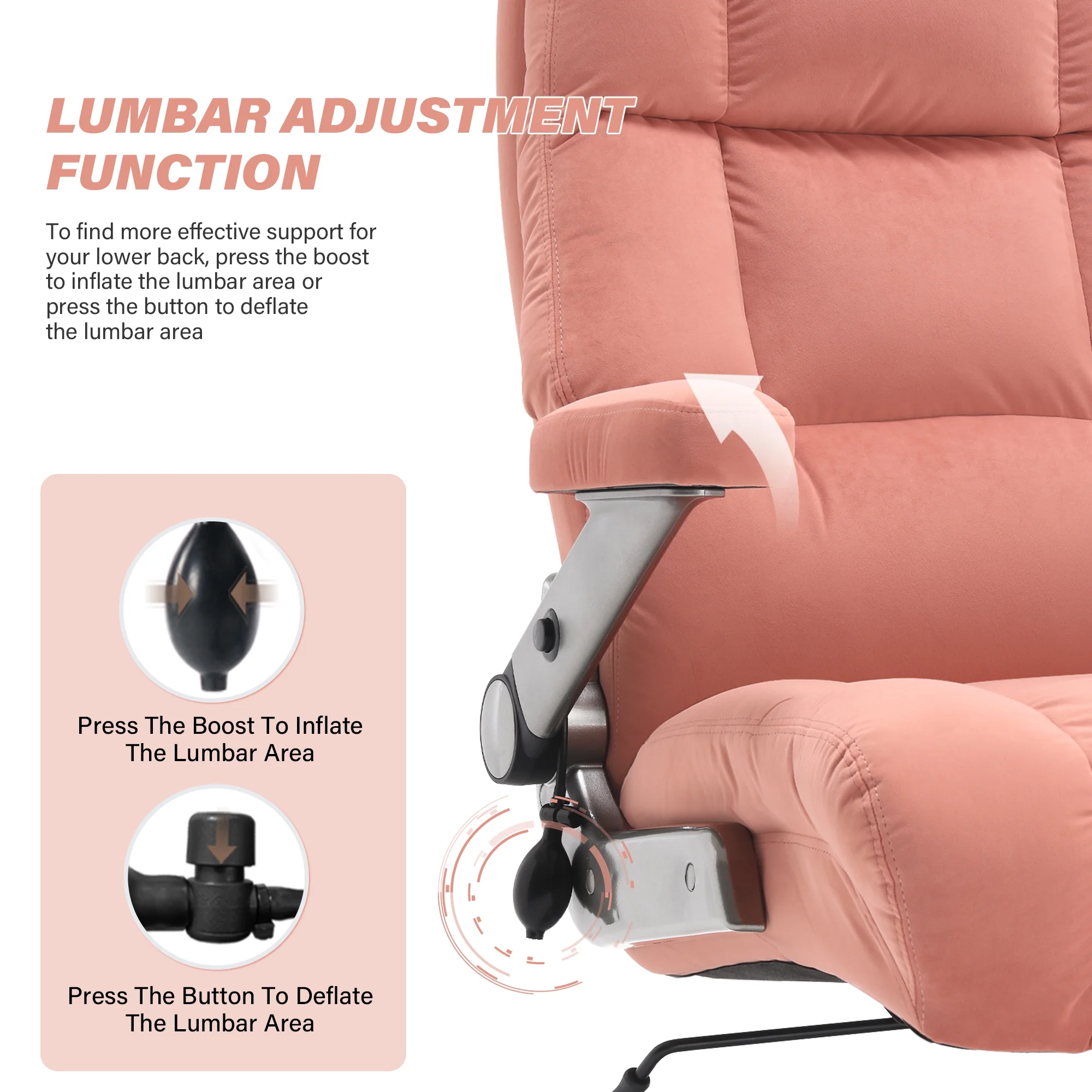 Big and Tall 700lbs Office Chair, Ultra-Soft Fabric Executive Desk Chair, Ergonomic Computer Chair with 3D Flip Up Arms, Adjustable Lumbar Support, Heavy Duty Metal Base and Quiet Rubber Wheel, Black