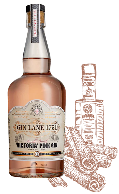 Gin Lane 1751 Victoria Pink Gin - 750ML